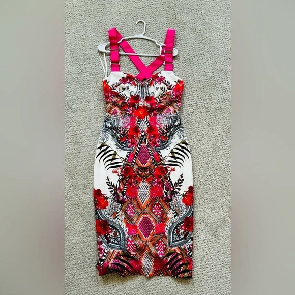 NWOT - Ted Baker Kloeey Strappy Bodycon Dress - US Size 6 - Picture 9 of 14